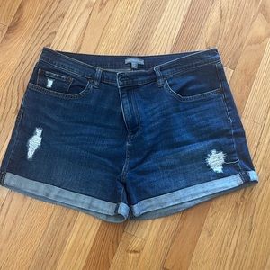 NY & Co. denim shorts. Boyfriend style. Size 14. Excellent condition.